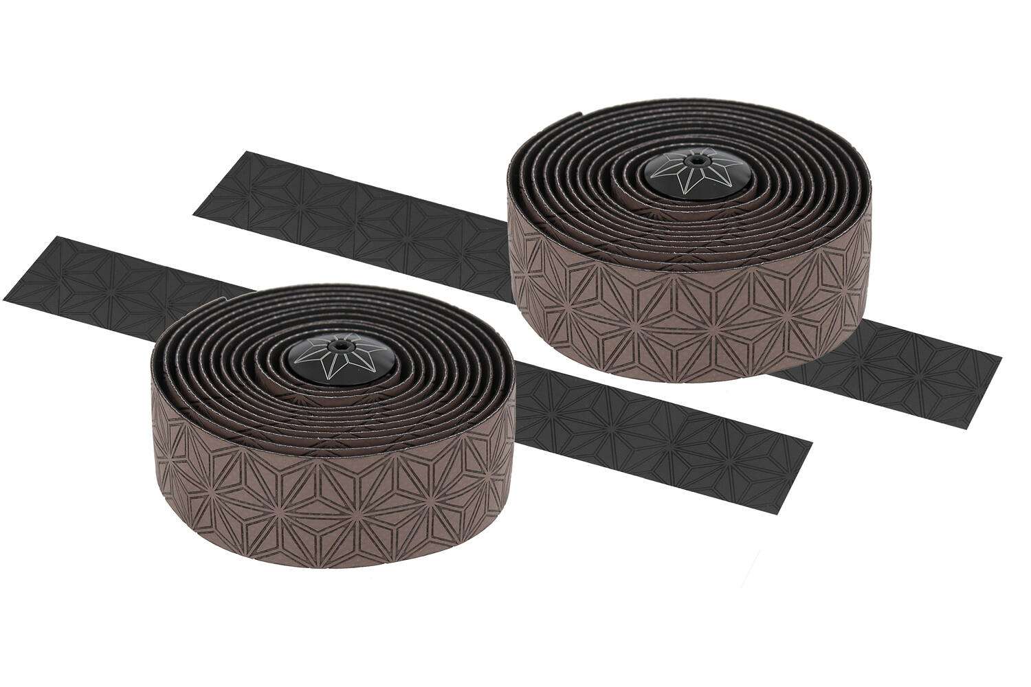 Supacaz - Super Sticky Kush Single Color Stuurlint Coffee inclusief Aluminium Stuurplug